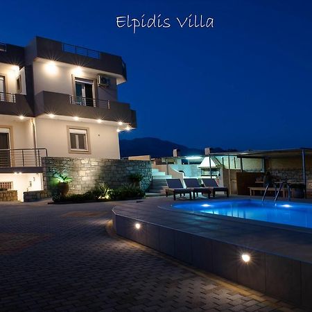 Elpidis Villa Kokkinos Pyrgos Exterior foto